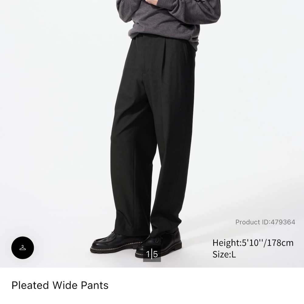 UNIQLO Black Pant MEDIUM